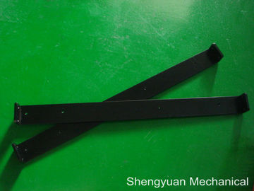 Polishing CNC Precision Machining , Perforated Black Anodized Aluminum Strips
