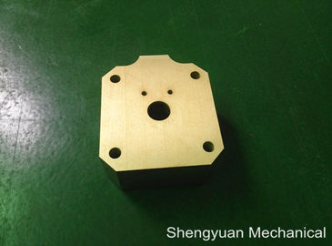 찬 개심자 CNC 정밀도 기계로 가공 알루미늄 5083 Powdercoat 황금 노란 주거