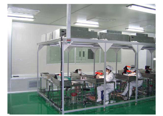 HEPA 공기 정화 장치 110V/60HZ를 가진 항공 우주/전자공학 Softwall 청정실 약실