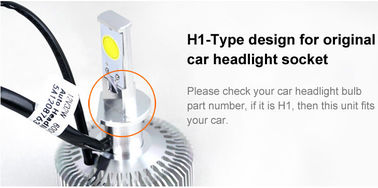 자동차/Headlamps 자동 예비 품목 H1 LED 헤드라이트 32W 2800LM 6000K 백색