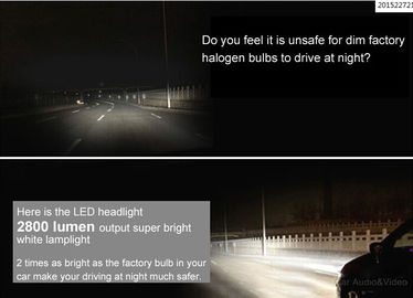 자동차/Headlamps 자동 예비 품목 H1 LED 헤드라이트 32W 2800LM 6000K 백색